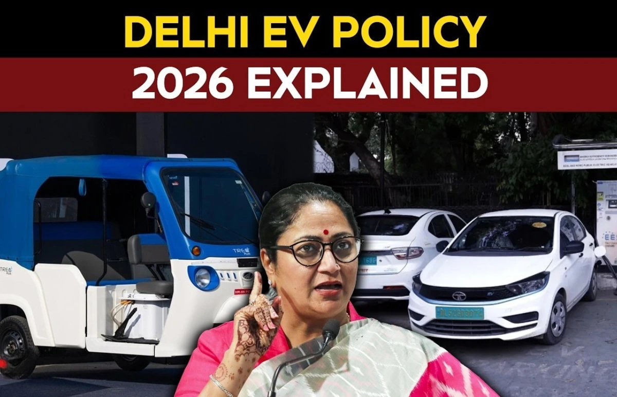 Delhi EV Policy 2026 Explained: New Subsidies, Tax Waivers & Petrol Ban Dates Featured Image